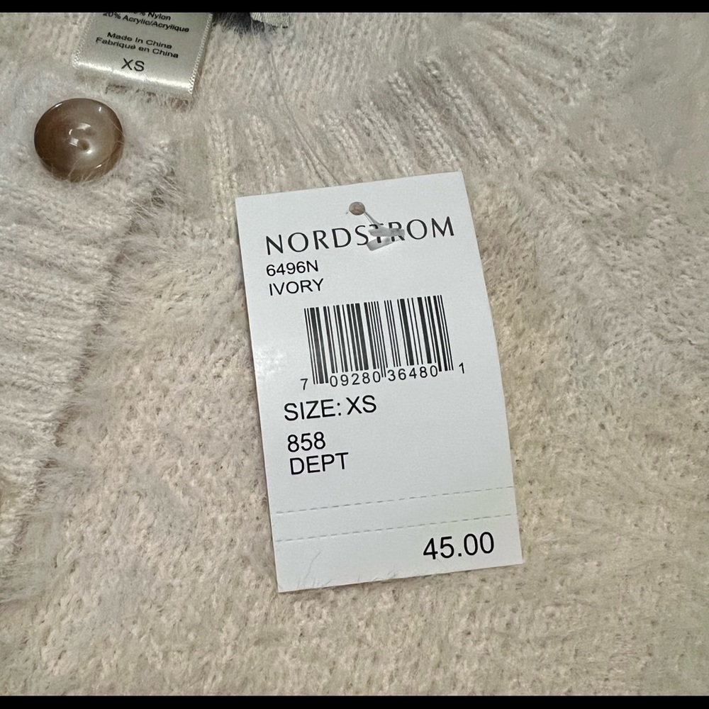 Beige Cotton Emporium Cropped Sweater size XS - Picture 9 of 9